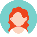 Icono de cliente femenino