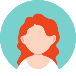 Icono de cliente femenino